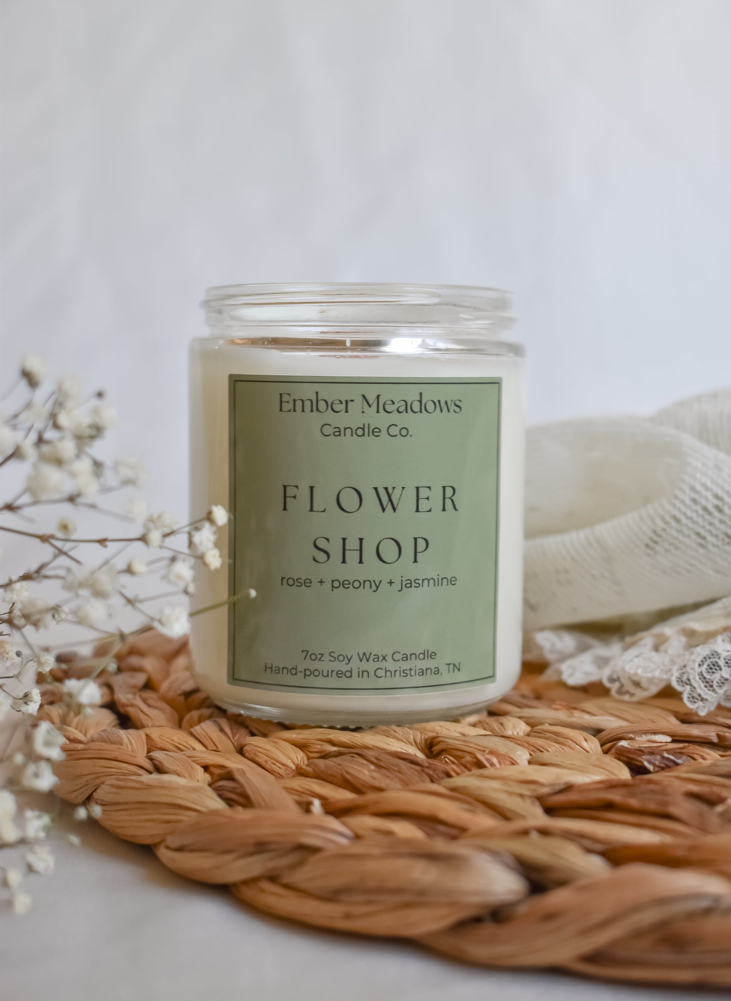 Flower Shop 7oz. Soy Wax Candle