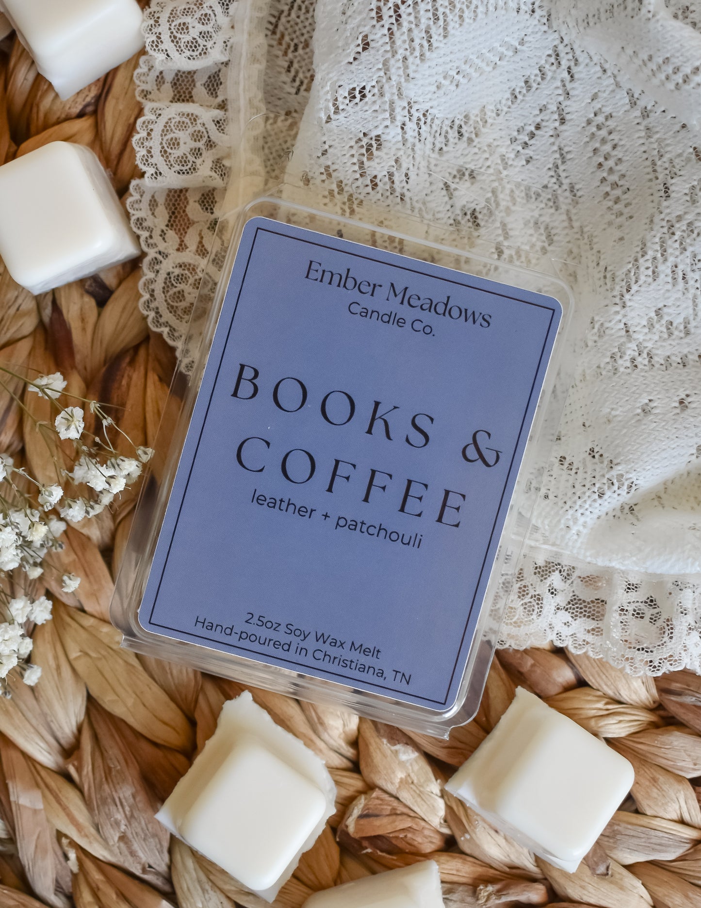 Books & Coffee Soy Wax Melt