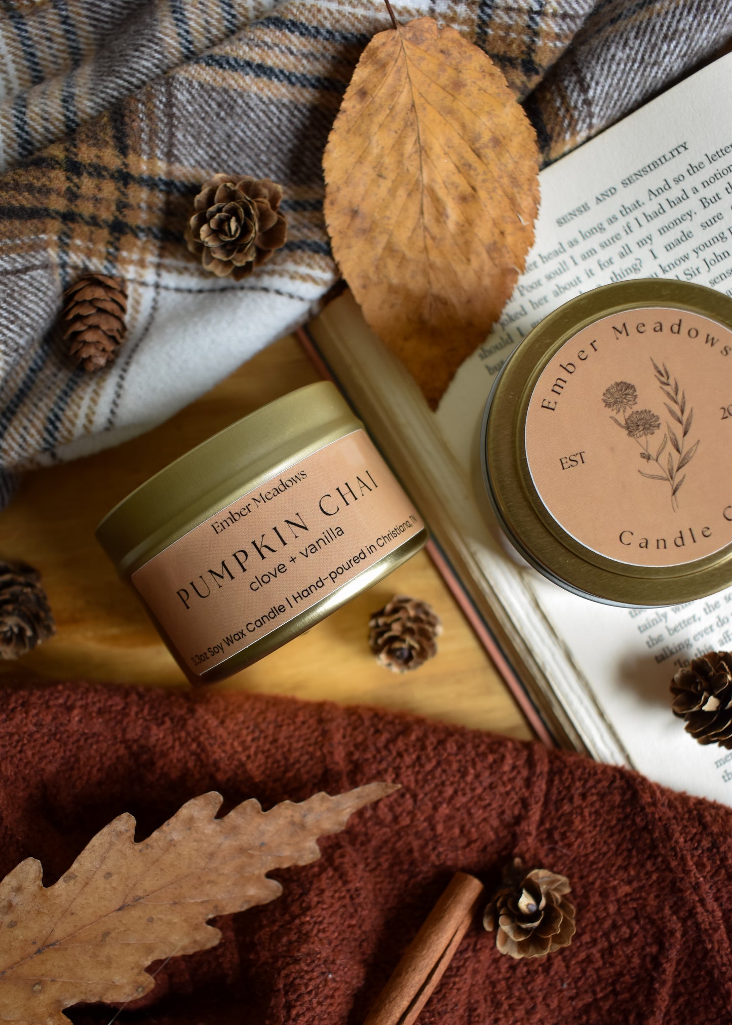 Pumpkin Chai 3.3oz. Travel Tin