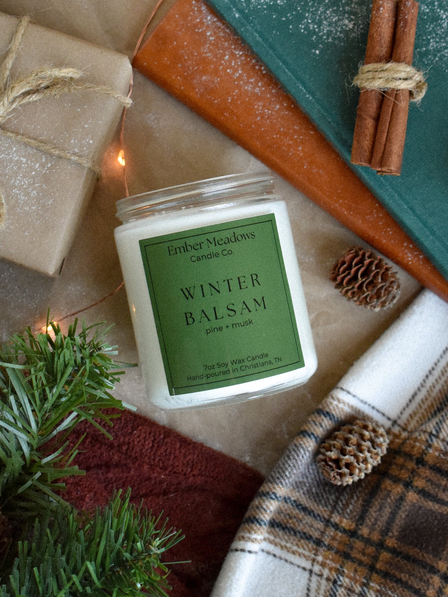Winter Balsam 7oz Soy Candle