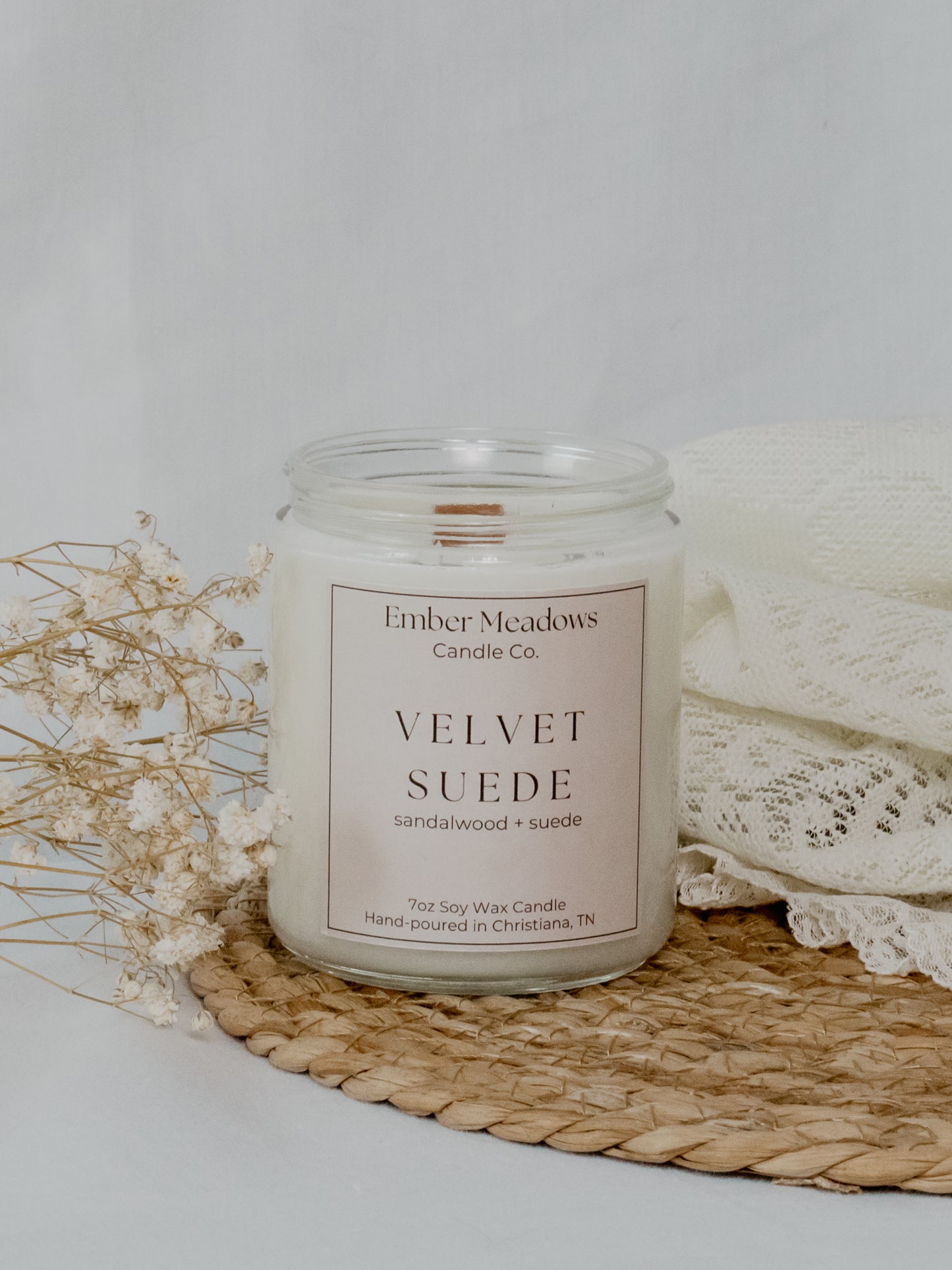 Velvet Suede 7oz. Soy Candle