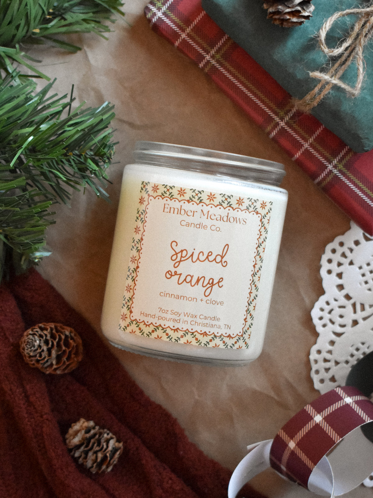 Spiced Orange 7oz Soy Candle