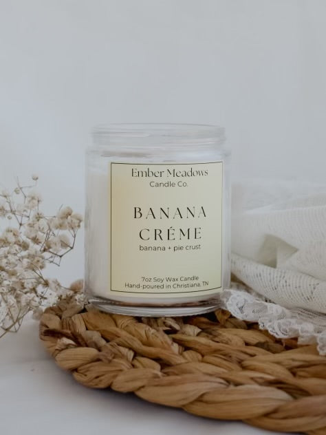 Banana Crème Soy Candle