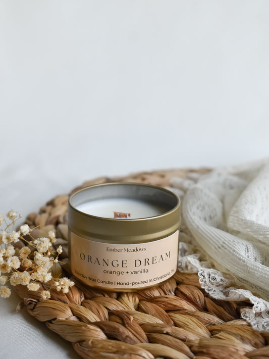 Orange Dream 3.3oz. Travel Tin Candle