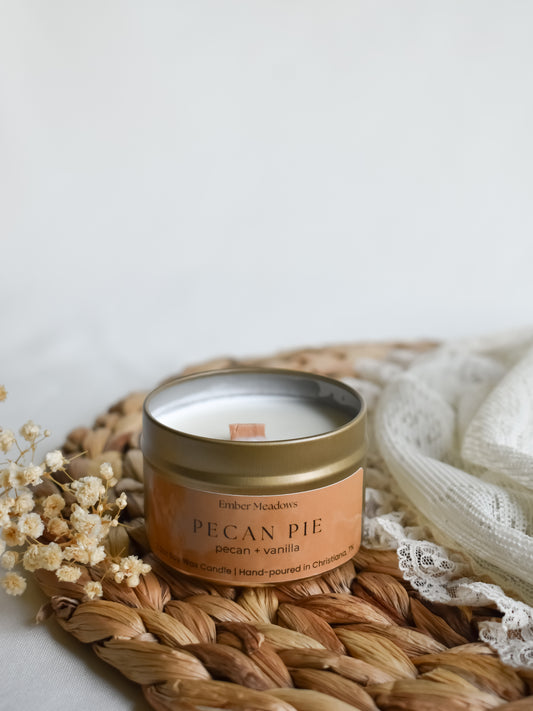 Pecan Pie 3.3oz Travel Tin Candle