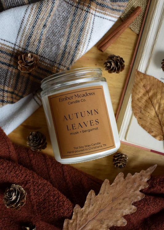 Autumn Leaves 7oz. Soy Candle