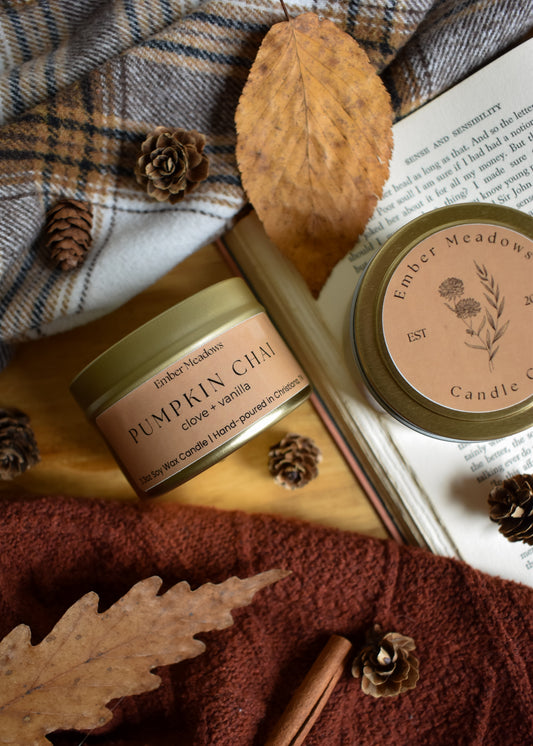 Pumpkin Chai 3.3oz. Travel Tin