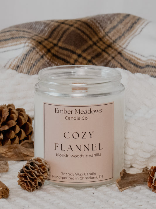 Cozy Flannel Soy Candle