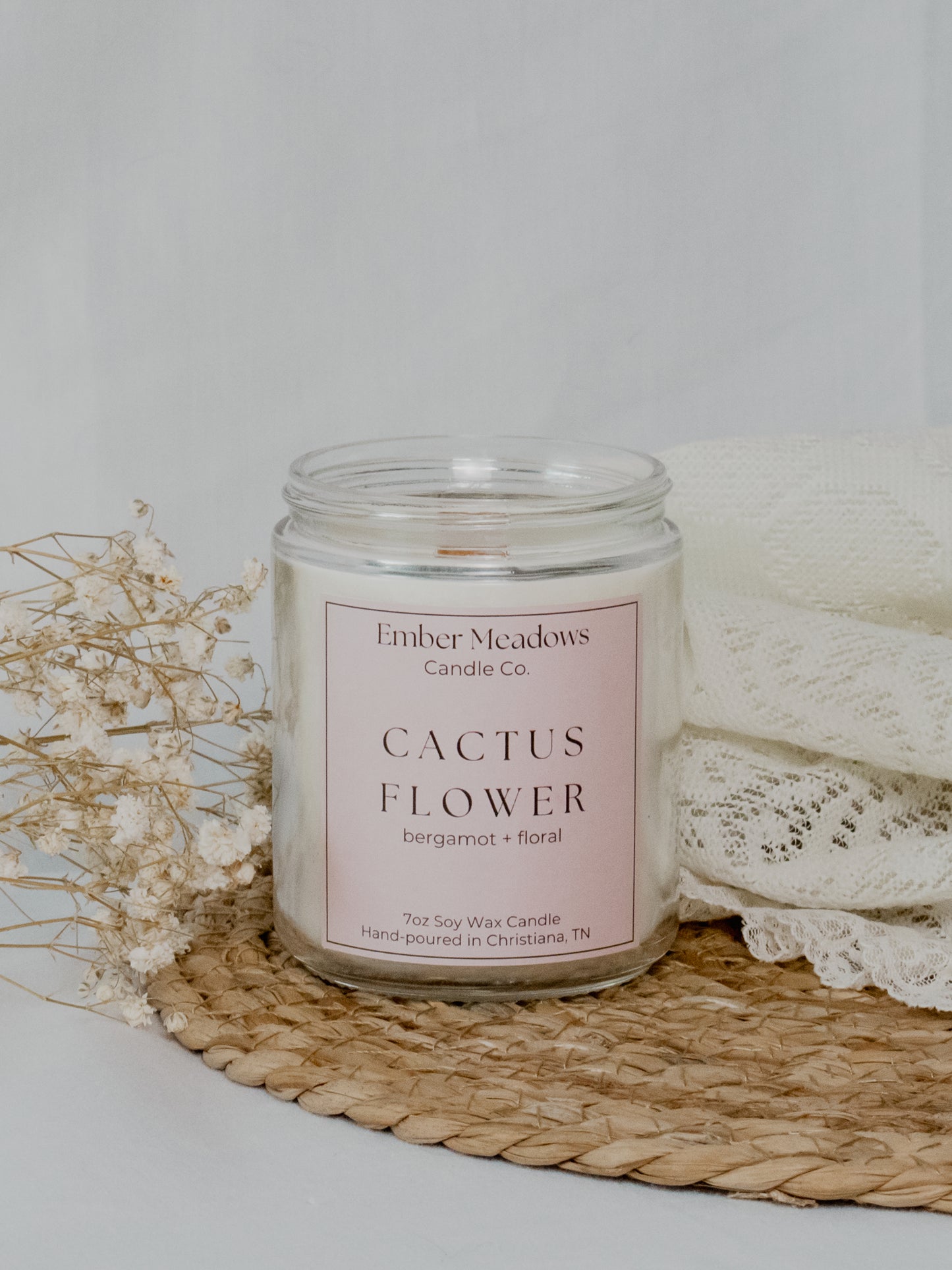 Cactus Flower Soy Candle