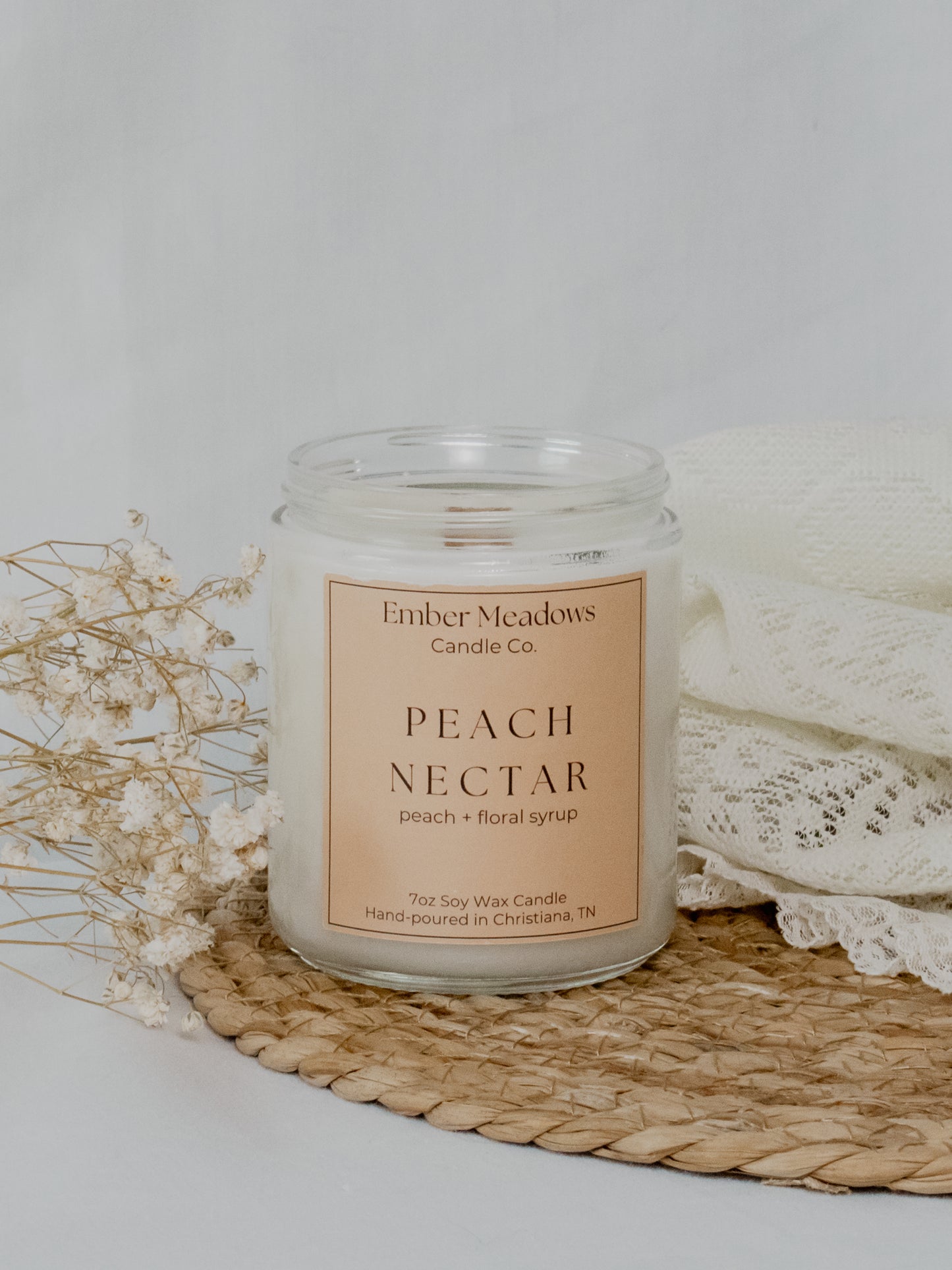 Peach Nectar Soy Candle