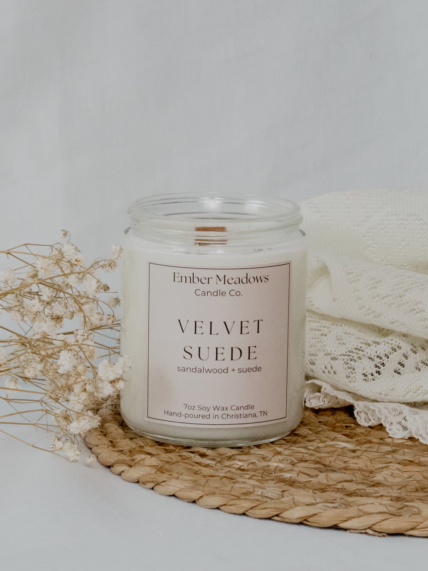 Velvet Suede Soy Candle