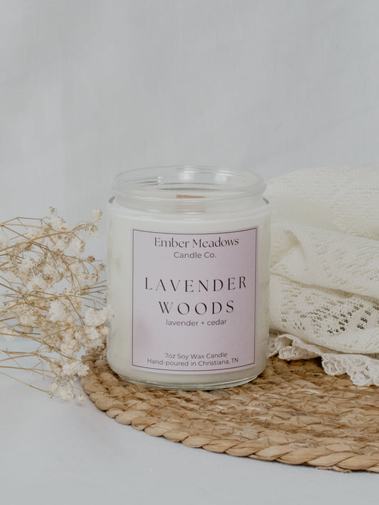 Lavender Woods Soy Candle