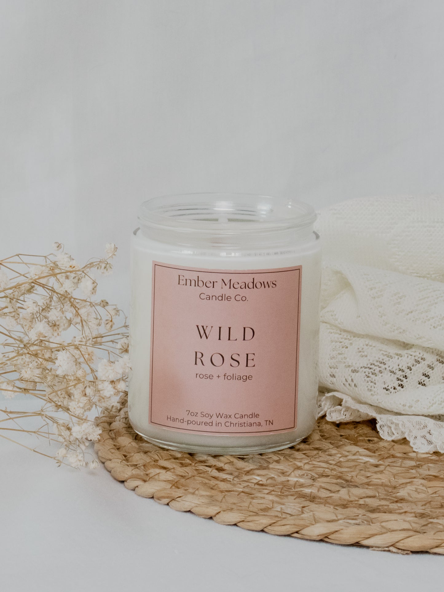 Wild Rose Soy Candle