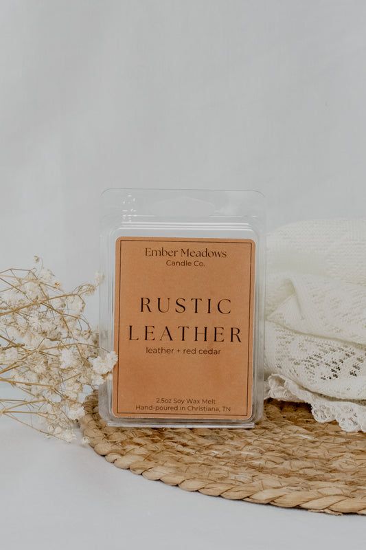 Rustic Leather Soy Wax Melt