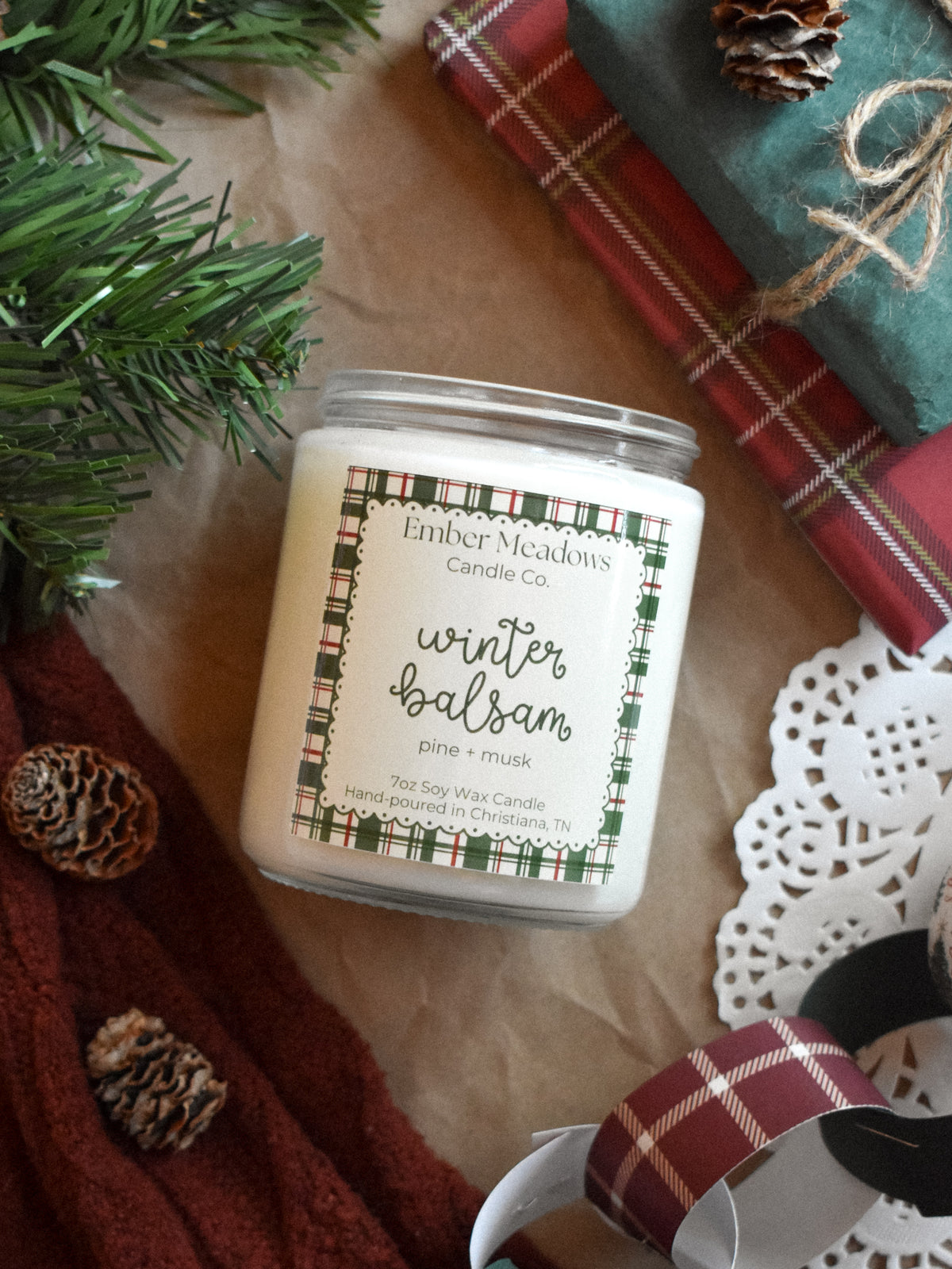 Winter Balsam 7oz Soy Candle