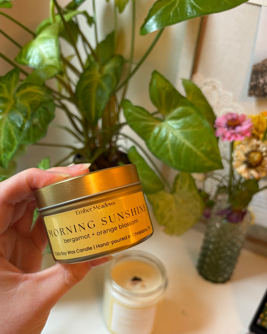 Morning Sunshine 3.3oz Travel Tin Candle